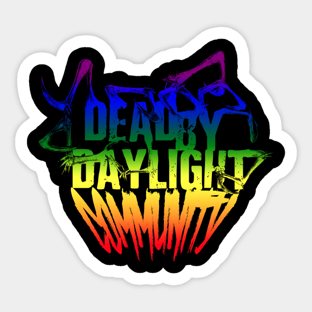 Dead By Daylight Community - Rainbow Flag Sticker by Dead By Daylight Community